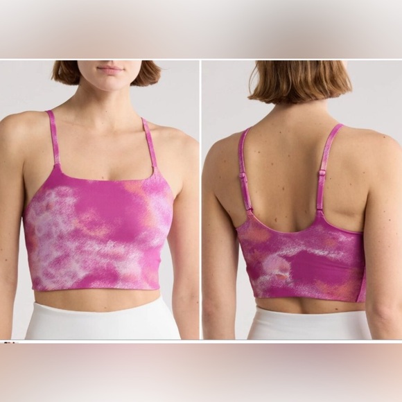 NWT Nike One Convertible Light Support Sports Bra Pink Size Small - Picture 1 of 8